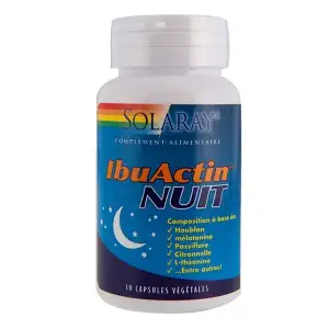 Solaray Ibuactin nuit 30 capsules végétales
