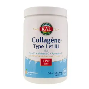 Kal Collagène Marin Type 1 et 3- 298g- 30 doses