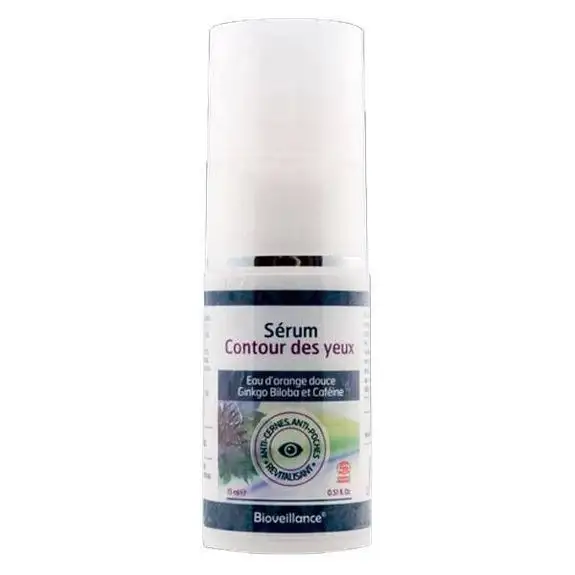 Bioveillance Sérum contour des yeux anticernes, anti-poches BIO - 15 ml