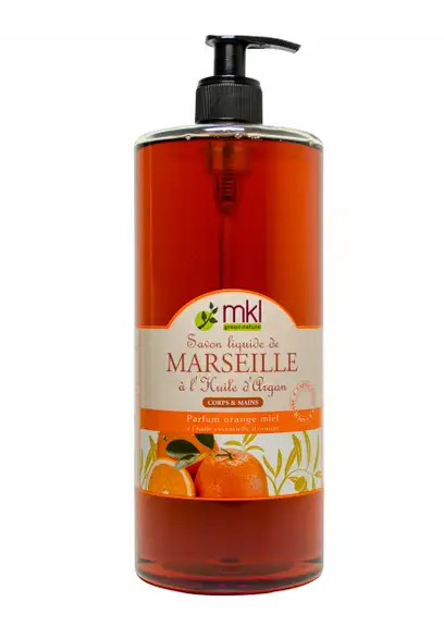 MKL Savon de Marseille Orange et Miel 1 litre