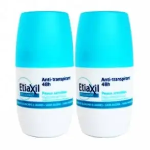 Etiaxil Déodorant Bille 48h anti transpirant lot 2x 50ml