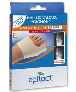 Epitact orthese correction hallux valgus nuit Taille S