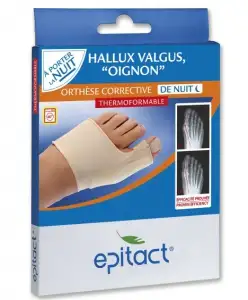 Epitact orthese correction hallux valgus nuit Taille M
