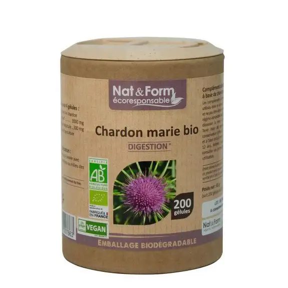 Nat & Form Chardon Marie Bio 200 gélules
