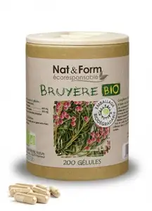 Nat & Form Bruyère Bio 200 gélules