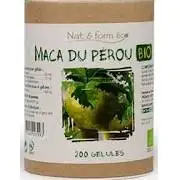 Nat & Form Maca du Pérou Bio 200 gélules