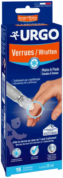 Urgo - Verrues Mains & Pieds - 38ml soit 15 traitements