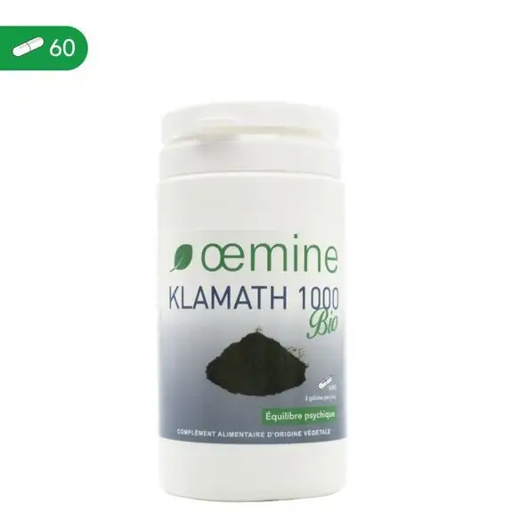 Oemine Klamath bio 1000 -  60 gélules