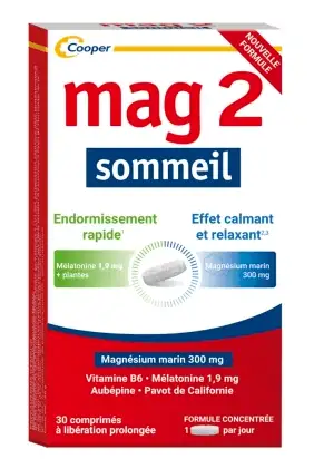 Mag 2 sommeil 30 comprimés Cooper
