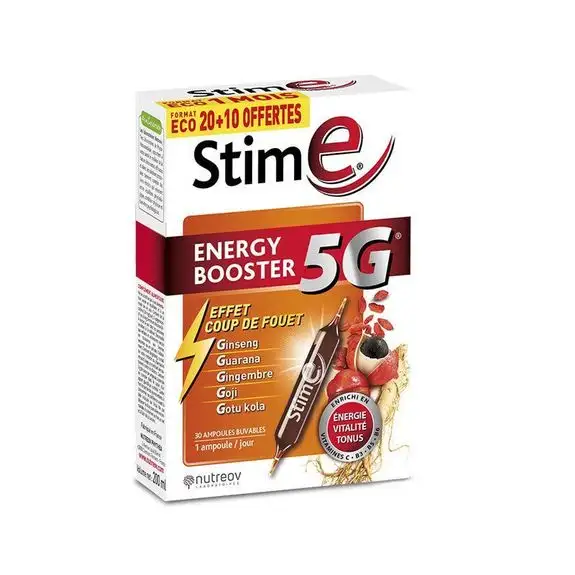 Nutreov Stim E Energy Booster 20 Ampoules + 10 offertes