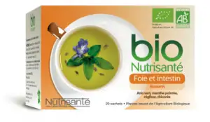 Nutrisanté Bio Tisane foie et intestin  20 sachets
