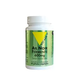 Vitall+ Ail Noir fermenté 600mg  bio 30 gélules végétales