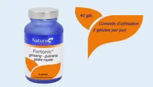 Nature Attitude Fortonic Ginseng Guarana Gelée Royale 40 gélules