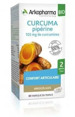 Arkogélules Curcuma+ piperine 130 gélules format éco