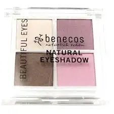 Benecos Fards à paupières 4 couleurs naturels 4.8g