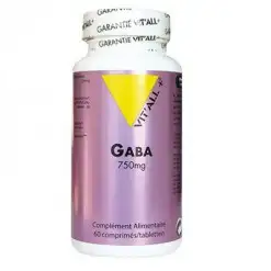 Vitall+ Gaba 750mg - 60 comprimés