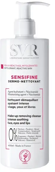 Svr sensifine dermo-nettoyant apaisant visage 400ml