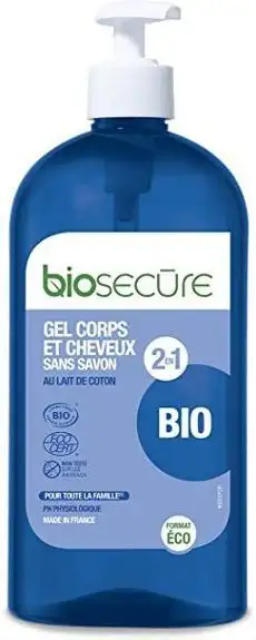 Biosecure Gel Bio corps et cheveux lait de coton - 730ml
