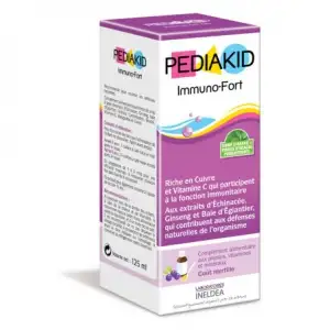 Pediakid Immuno-Fort Goût Myrtille  Sirop 125ml