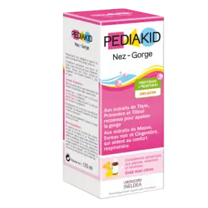 Pédiakid nez et gorge sirop 125ml miel/citron