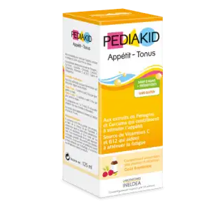 Pediakid Appetit Tonus Framboise 125 ml