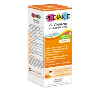 Pediakid 22 vitamines et oligo-elements 125 ml