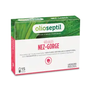 Olioseptil nez et gorge 15 gélules