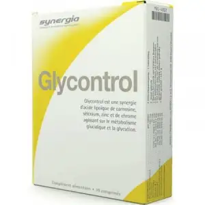Synergia glycontrol complément alimentaire - 30 comprimés