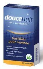Doucenuit Pastilles anti-ronflement 16 pastilles goût menthe