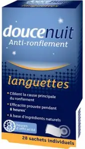 Doucenuit anti-ronflement languettes. Boîte 28 sachets