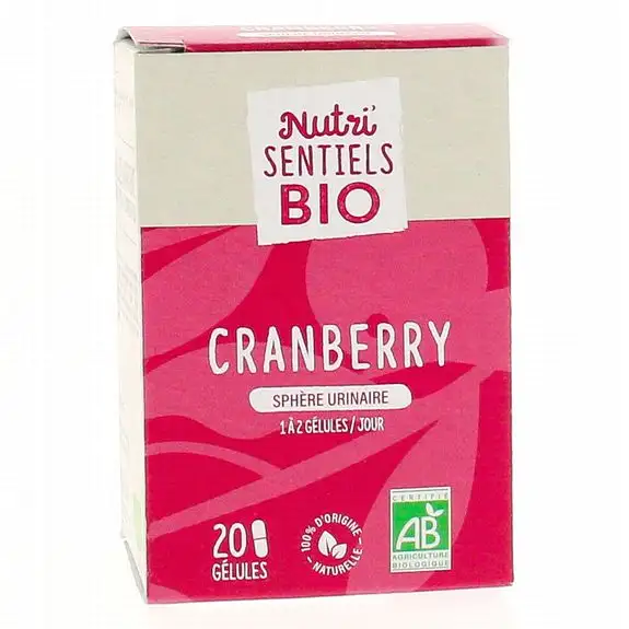 Nutrisanté Cranberry bio 20 gélules