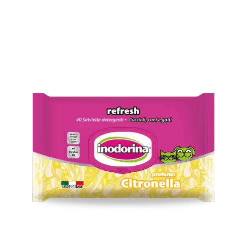 Refresh Citronnelle Inodorina 40 Lingettes