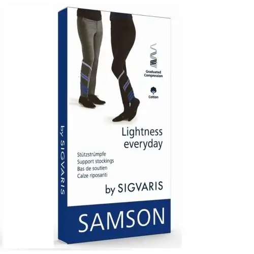 SAMSON Mi-bas Sigvaris Marine Taille 4