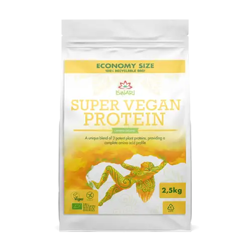 Super Vegan Protéine Bio ISWARI 2,5Kg