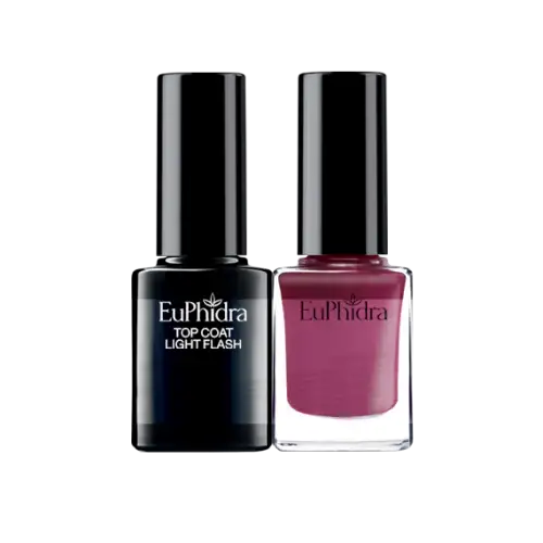 Vernis à Ongles Gel + Top Coat Léger Protecteur SP02 Euphidra 10 ml