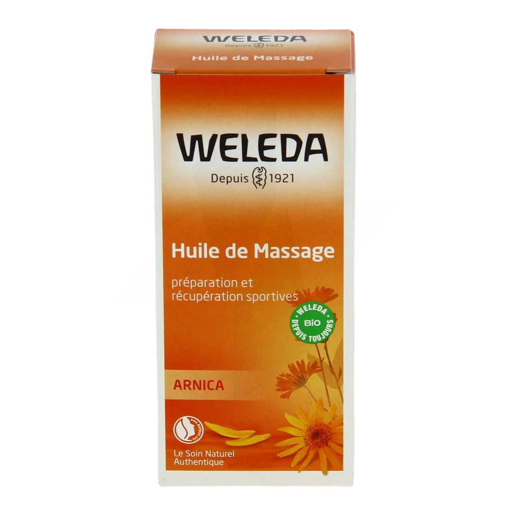 Weleda Soins Corps Huile De Massage Arnica Flacon De 50 Ml