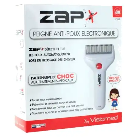 Zap x peigne poux electronique z100